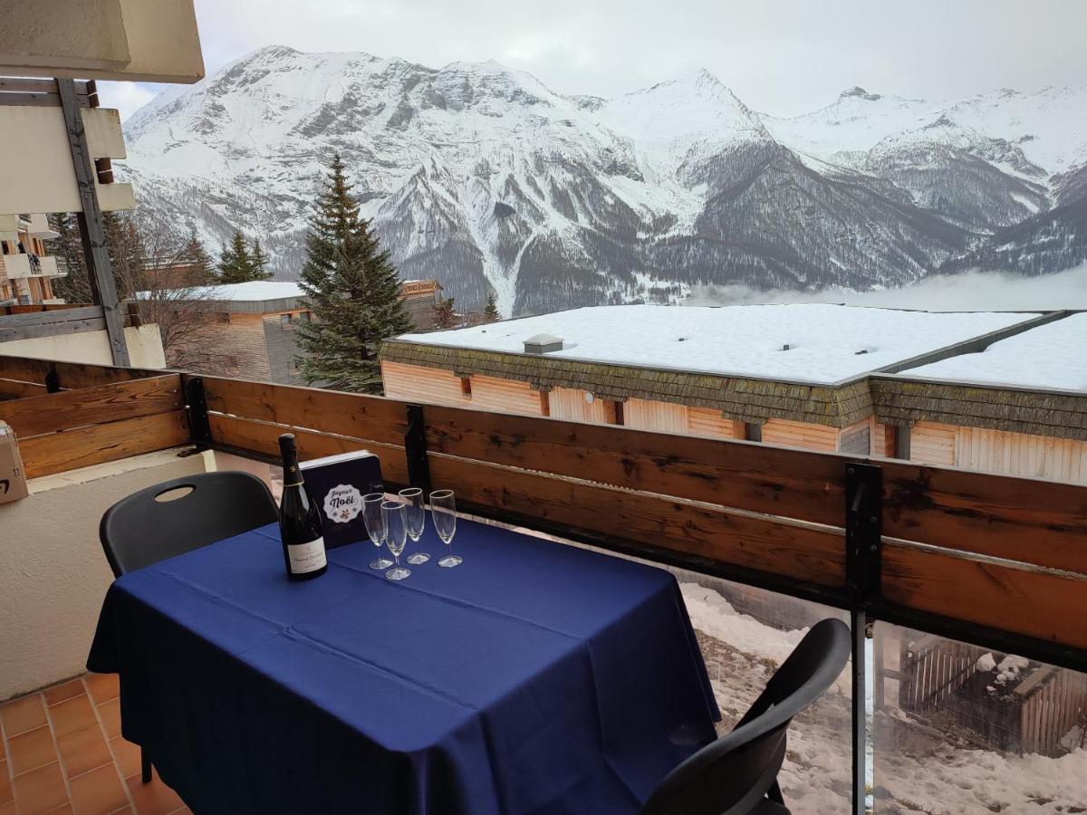 Le Cosy Aux Pieds Des Pistes Appartement Avec Balcon Plein Centre Orcières Exteriör bild